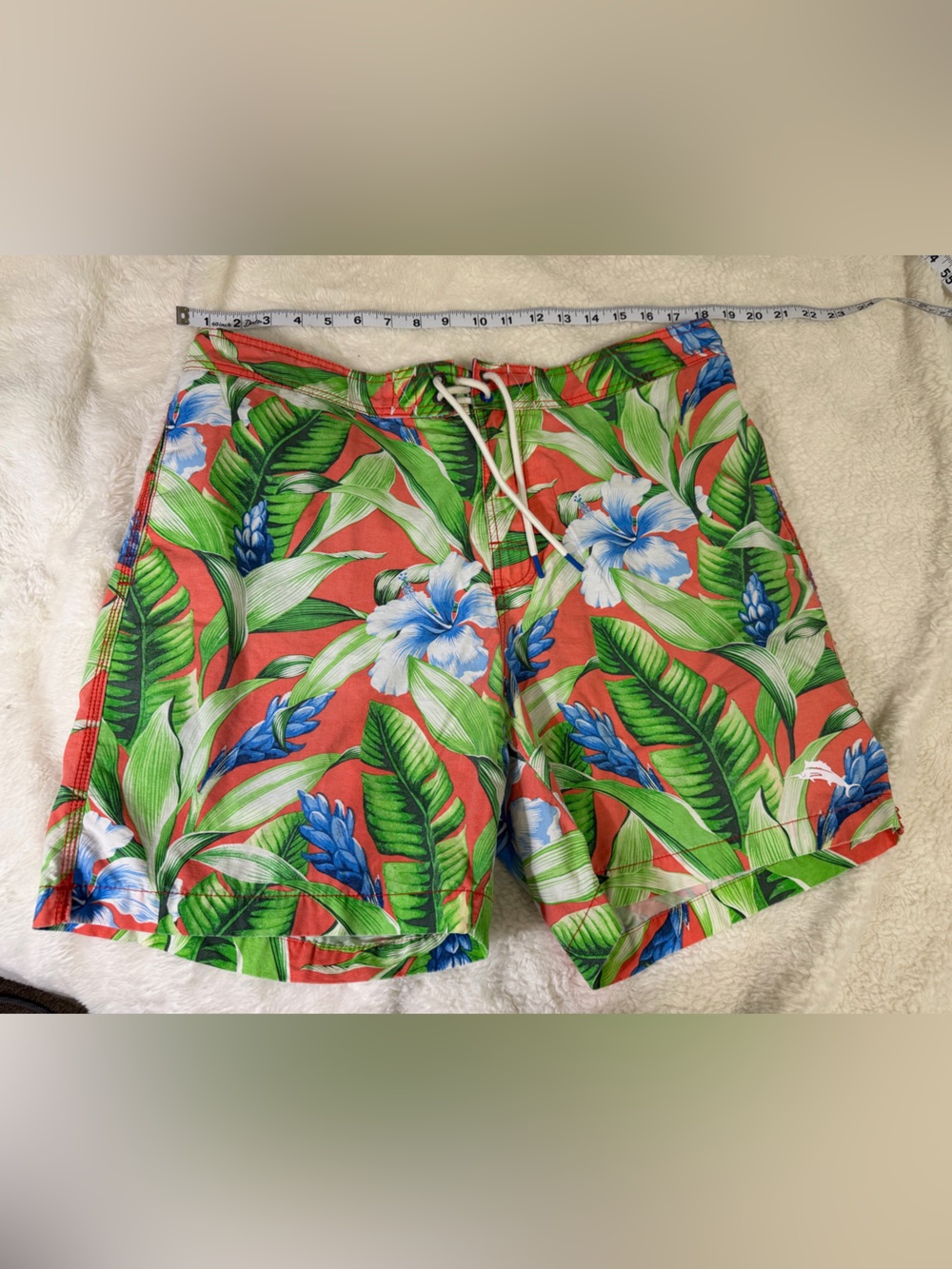 Tommy Bahama Coral Tropical Floral Swim Trunks